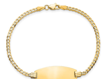 14k Yellow Gold Chain Bracelets Style LID88 - Classique Jewelry Inc.