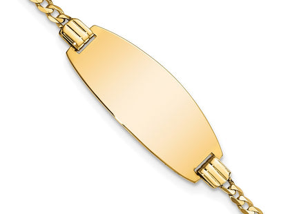 14k Yellow Gold Chain Bracelets Style LID88 - Classique Jewelry Inc.