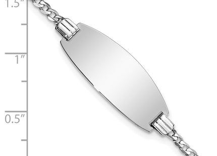 14k White Gold Chain Bracelets Style LID88W - Classique Jewelry Inc.