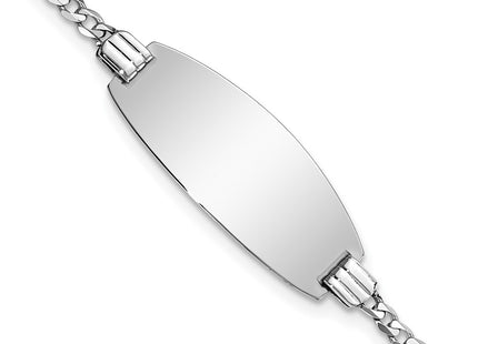 14k White Gold Chain Bracelets Style LID88W - Classique Jewelry Inc.