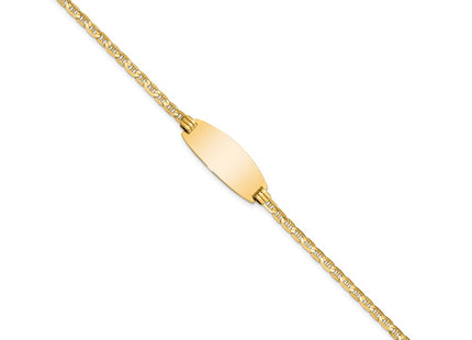 14k Yellow Gold Chain Bracelets Style LID89 - Classique Jewelry Inc.