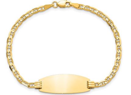 14k Yellow Gold Chain Bracelets Style LID89 - Classique Jewelry Inc.