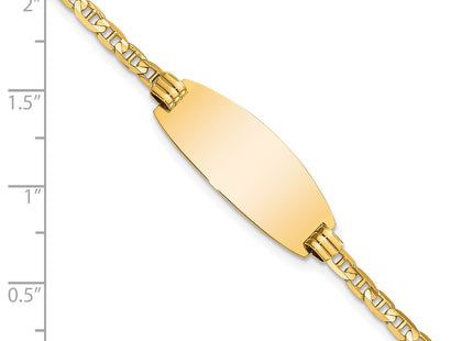 14k Yellow Gold Chain Bracelets Style LID89 - Classique Jewelry Inc.