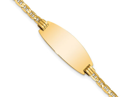 14k Yellow Gold Chain Bracelets Style LID89 - Classique Jewelry Inc.
