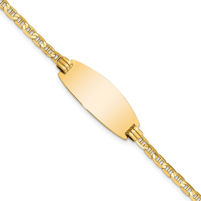 14k Yellow Gold Chain Bracelets Style LID89 - Classique Jewelry Inc.