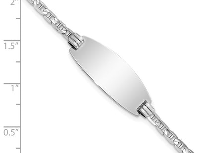 14k White Gold Chain Bracelets Style LID89W - Classique Jewelry Inc.
