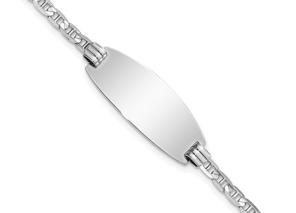 14k White Gold Chain Bracelets Style LID89W - Classique Jewelry Inc.