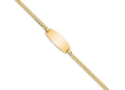 14k Yellow Gold Chain Bracelets Style LID91 - Classique Jewelry Inc.
