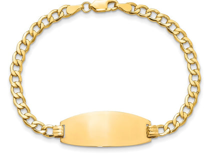 14k Yellow Gold Chain Bracelets Style LID93 - Classique Jewelry Inc.