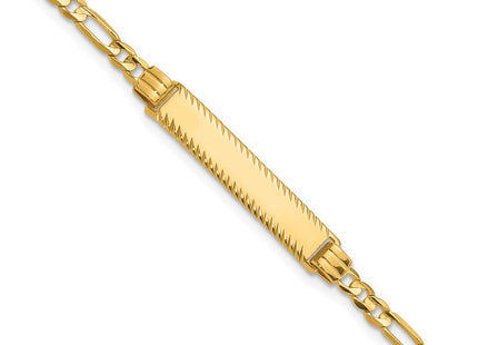 14k Yellow Gold Chain Bracelets Style LID96 - Classique Jewelry Inc.
