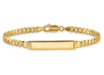 14k Yellow Gold Chain Bracelets Style LID97 - Classique Jewelry Inc.