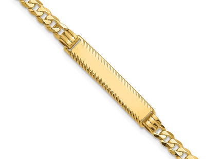 14k Yellow Gold Chain Bracelets Style LID97 - Classique Jewelry Inc.