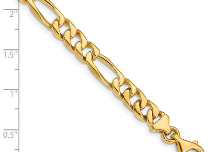 14K gold figaro link chain, alternate view