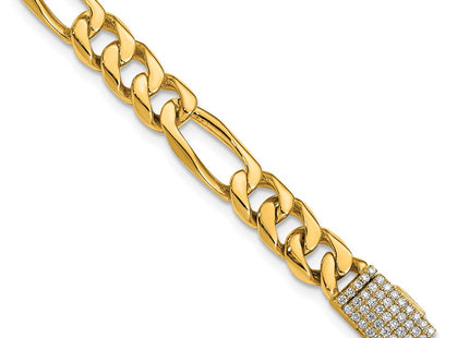 14k Yellow Gold Bracelets Style LK107DIA - Classique Jewelry Inc.