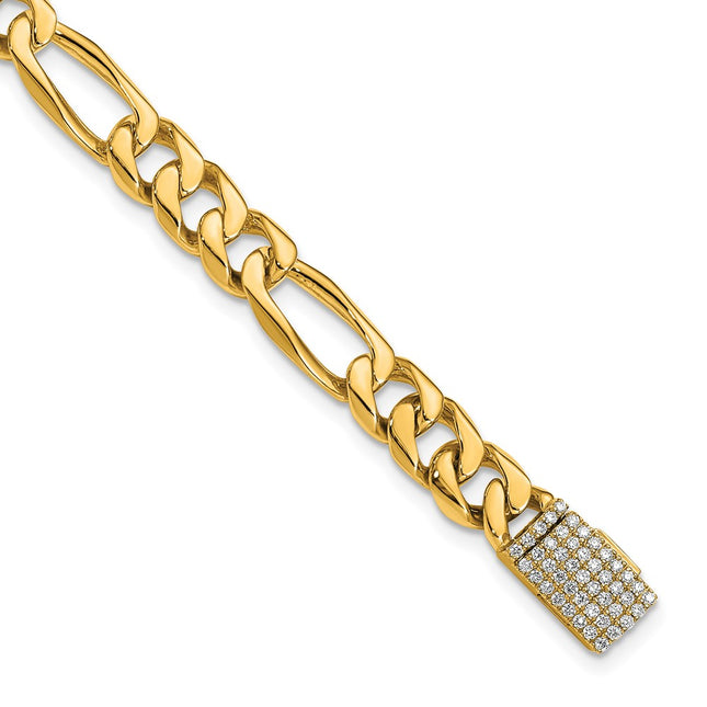 14k Yellow Gold Bracelets Style LK107DIA - Classique Jewelry Inc.