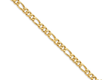 14K gold figaro link bracelet, alternate view
