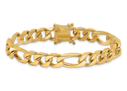 14K gold figaro link chain, alternate view