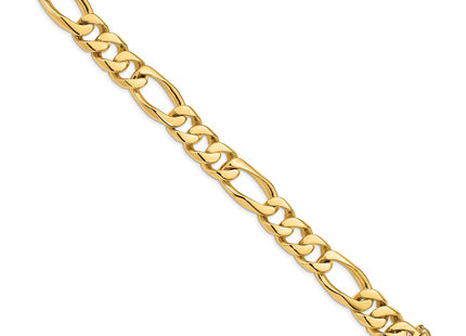14K gold figaro link bracelet, alternate view