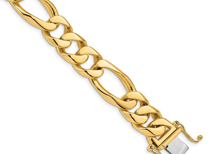 14K gold figaro link chain