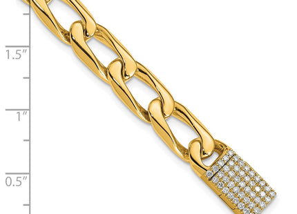 14k Yellow Gold Bracelets Style LK115DIA - Classique Jewelry Inc.