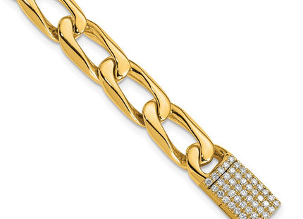 14k Yellow Gold Bracelets Style LK115DIA - Classique Jewelry Inc.