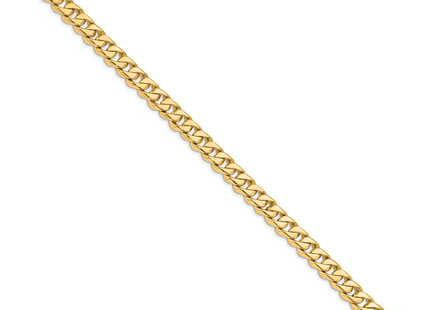 14K 8. Hand Polished Fancy Traditional Link with Box Catch Clasp Bracelet, 1 x 8.5mm