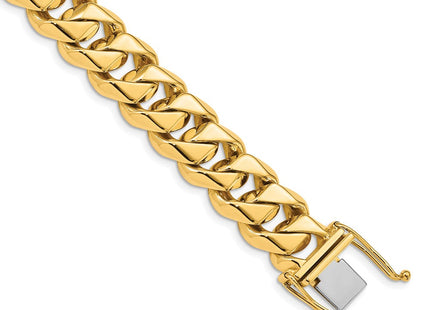 14K gold box link chain