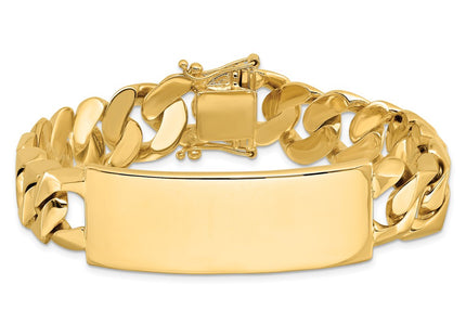 14k Yellow Gold Chain Bracelets Style LK122ID - Classique Jewelry Inc.