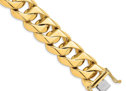 14K gold box link chain