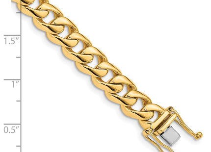 14K gold curb link chain, alternate view