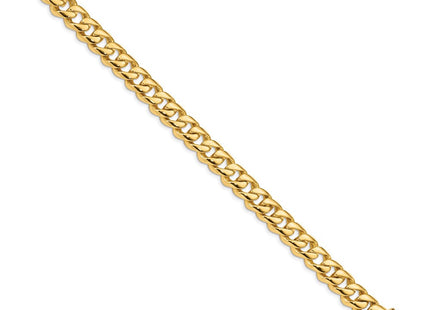 14K gold curb link chain, another view