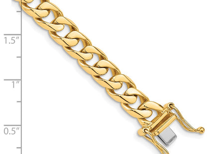 14K gold curb link chain, alternate view