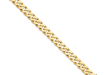 14K gold box link bracelet, alternate view