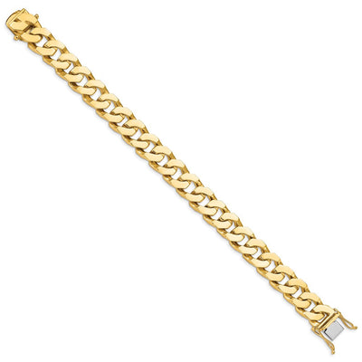 14K Hand Polished Fancy Link with Box Catch Necklace, 20 x 11.6mm