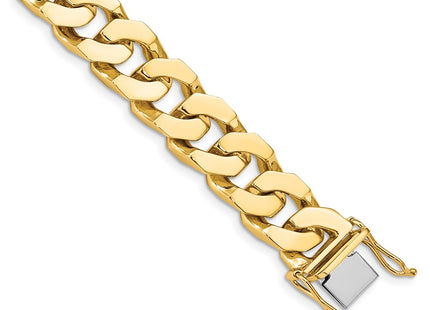 14K gold box link chain