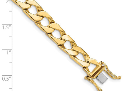 14K gold box link chain, another view