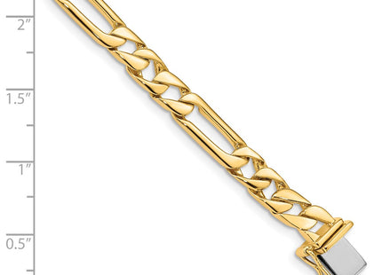 14K gold figaro link chain, alternate view