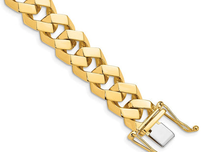 14K gold box link chain