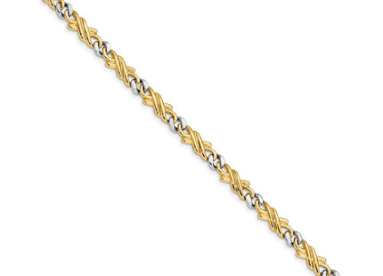 14k Two-tone Bracelets Style LK223 - Classique Jewelry Inc.