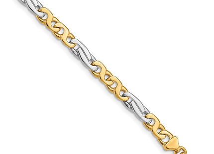 14k Two-tone Bracelets Style LK224 - Classique Jewelry Inc.