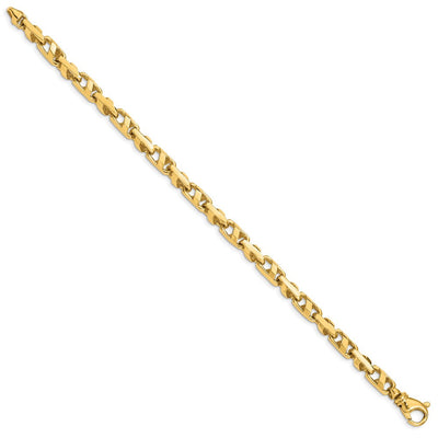 14K Fancy Link with Fancy Lobster Clasp Necklace