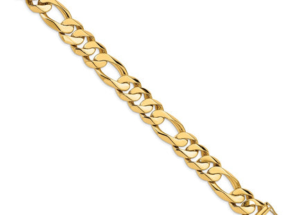 14K gold figaro link chain, alternate view