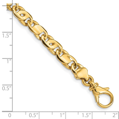 14K Polished Fancy Link Necklace