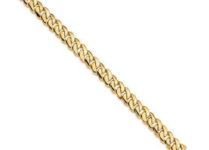 14K Two Tone 8 Hand Polished Fancy Link With Fancy Lobster Clasp Bracelet14K Yellow Gold