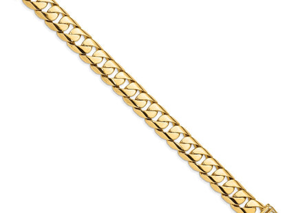 14K gold curb link chain, alternate view