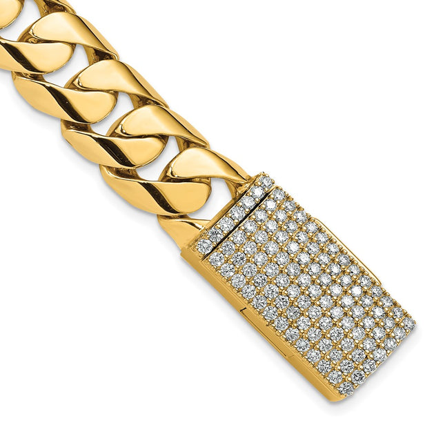 14k Yellow Gold Bracelets Style LK471DIA - Classique Jewelry Inc.
