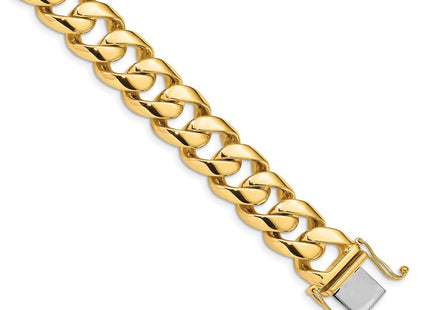 14K gold box link chain