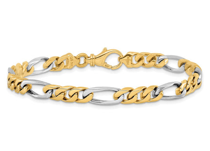 14k Two-tone Bracelets Style LK488 - Classique Jewelry Inc.
