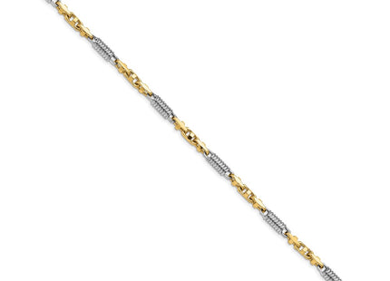14k Two-tone Bracelets Style LK573 - Classique Jewelry Inc.