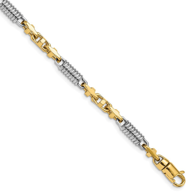 14k Two-tone Bracelets Style LK573 - Classique Jewelry Inc.